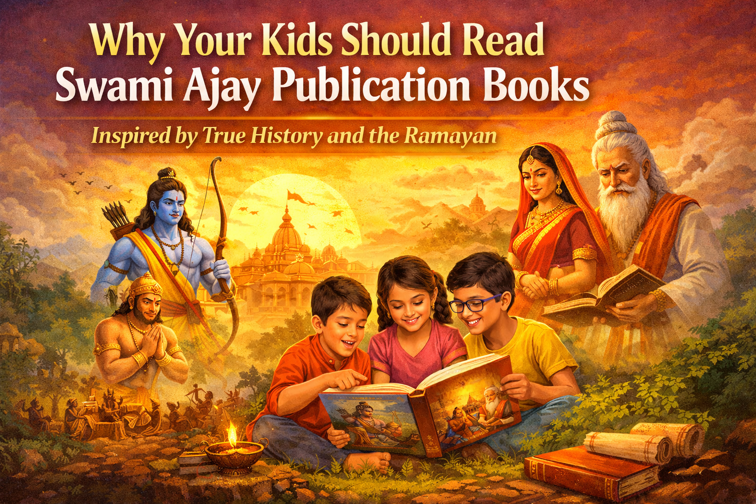 Why Your Kids Should Read Swami Ajay Publication Books Inspired by True History and the Ramayan